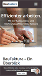 Mobile Screenshot of bau-faktura.de